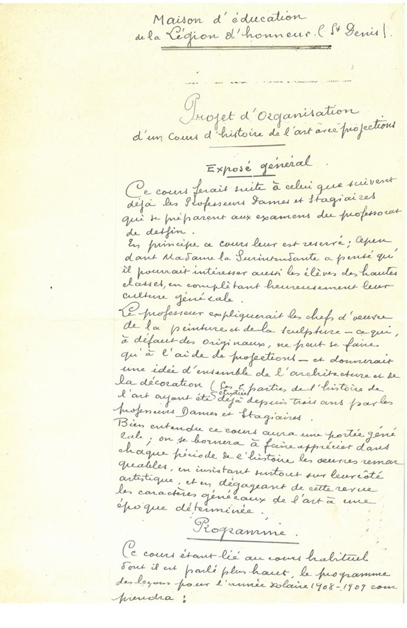 René Forget et le brevet d'histoire de l'art