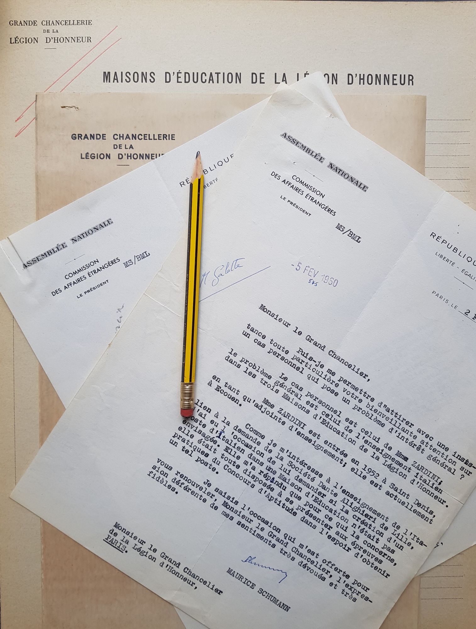 Maurice Schumann, défenseur des langues latines