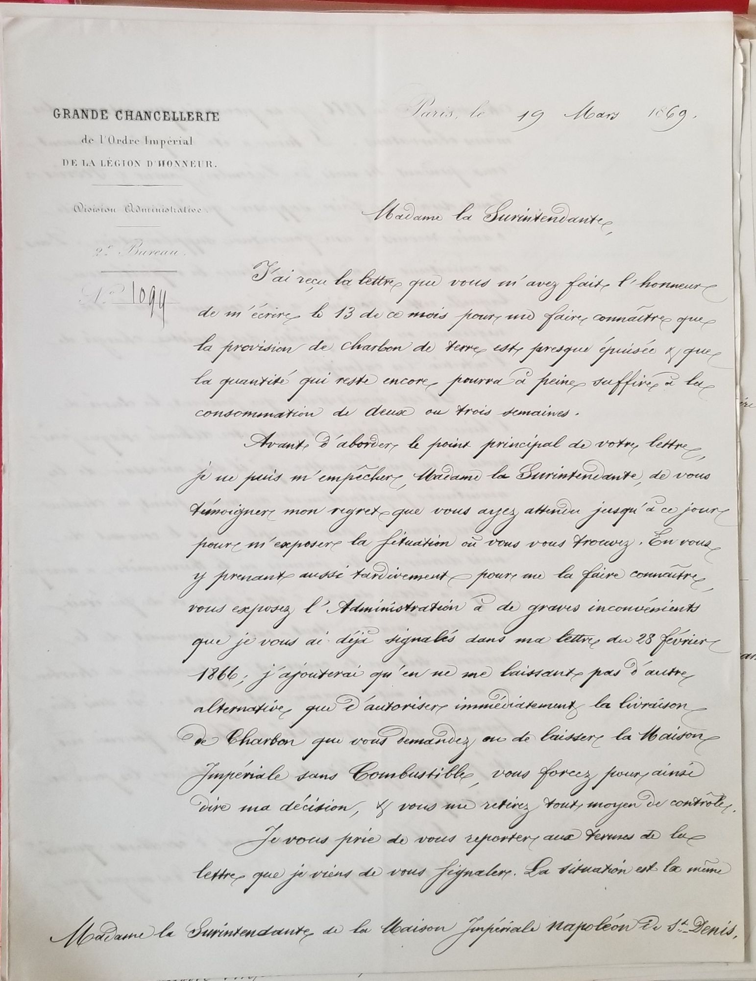 Le doux hiver de l'année 1869